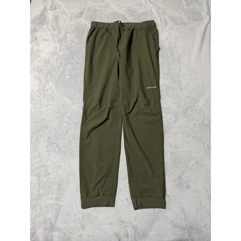 Patagonia Terrebonne Joggers Mens Medium Basin Green Ripstop Trail Running Pants